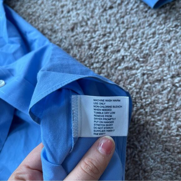 Stafford Regular Fit Dress Travel Button Down Shirt - Picture 4 of 11